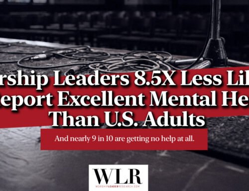 Protected: Worship Leaders 8.5X Less Likely to Report Excellent Mental Health Than U.S. Adults